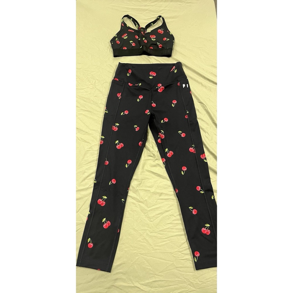 Pink Brand Matching Sports Bra And Leggings Set Brand New With Tags Size Small